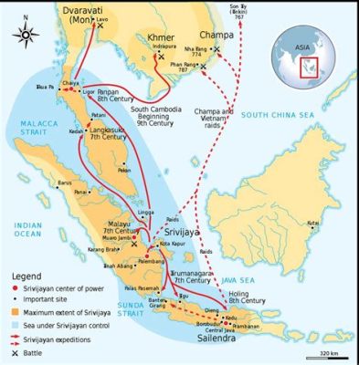 De Verovering van Srivijaya; een maritieme macht die zich ontvouwde en de controle over cruciale handelsroutes vestigde