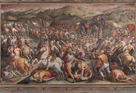 De Overwinning van Florence bij Anghiari; Renaissance Oorlogvoering en Kunst 